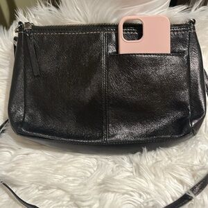 The Sak Black Genuine Leather Crossbody
